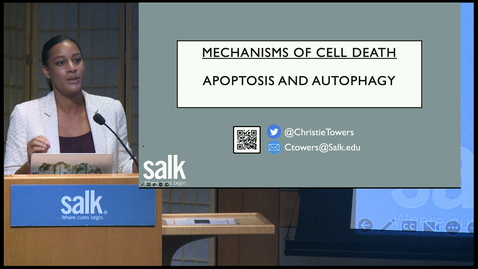 Thumbnail for Christine Towers – Mechanisms of Cell Death –  Apoptosis and Autophagy