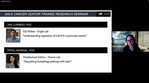 Thumbnail for Cancer Center Trainee Research Seminar