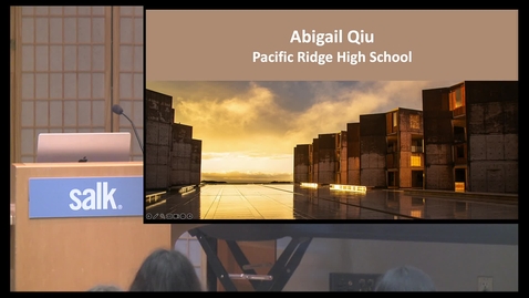 Thumbnail for Abigail Qiu - High School Summer Scholars 