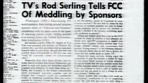 Thumbnail for Rod Serling: Submitted For Your Approval