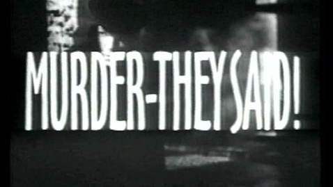 Thumbnail for Murder - they said
