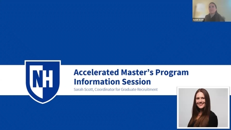 Thumbnail for Accelerated Master's Webinar - March