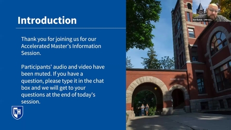 Thumbnail for Accelerated Master's Information Session 