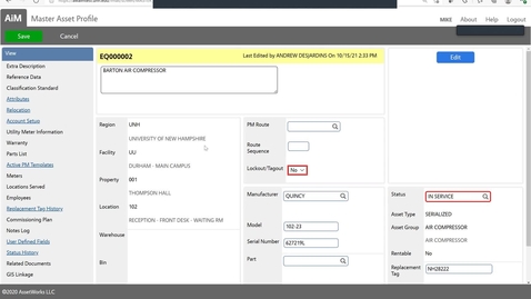 Thumbnail for Asset Management Training