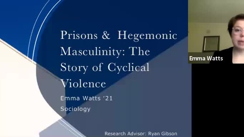 Thumbnail for entry Prisons and Hegemonic Masculinity: The Story of Cyclical Violence