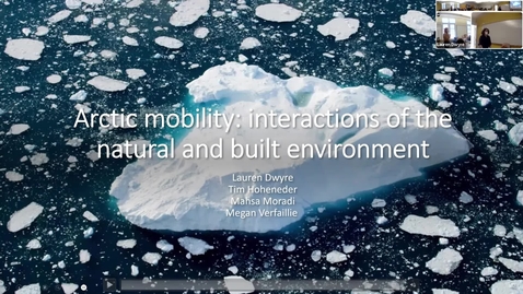 Thumbnail for entry Arctic mobility student lecture (Spring 2022)