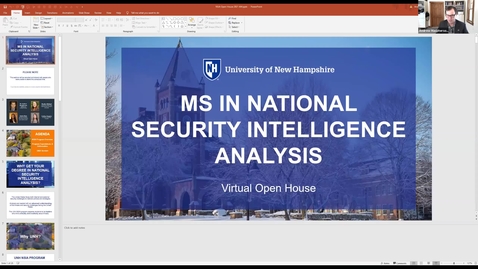 Thumbnail for entry Accelerated Master's Info Session for National Security Intelligence Analysis