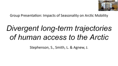 Thumbnail for entry Arctic mobility paper discussion (Spring 2022)