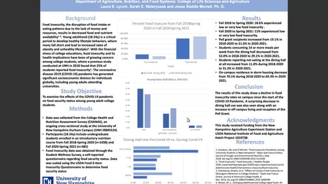 Thumbnail for entry Exploring COVID-19 effects on level of food insecurity among college student