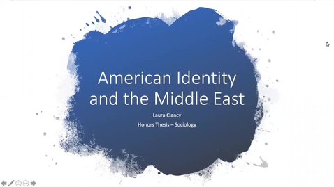 Thumbnail for entry American Identity and the Middle East