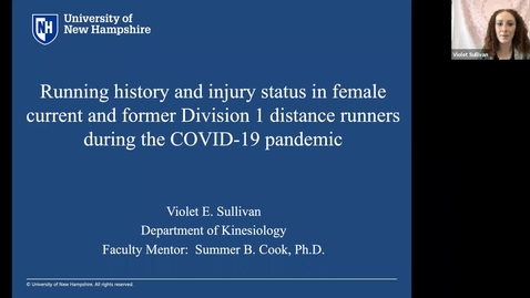 Thumbnail for entry Running History and Injury Status in Female Current and Former Division 1 Distance Runners During the COVID-19 Pandemic