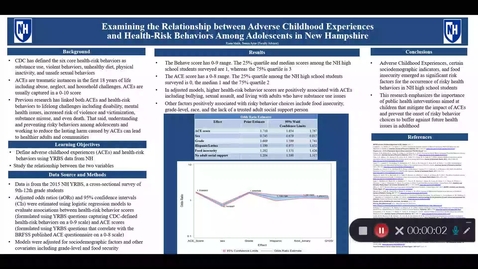 Thumbnail for Examining the Relationship Between Adverse Childhood Experiences and Health-Risk Behaviors Among Adolscents in New Hampshire