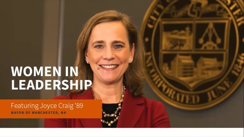 Thumbnail for entry WWO: Women in Leadership featuring Joyce Craig