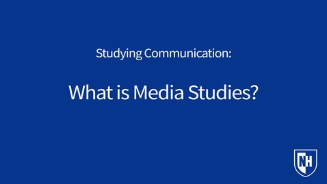 Thumbnail for What is Media Studies?