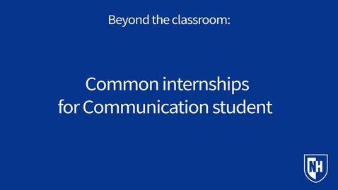 Thumbnail for entry Common internships for Communication students