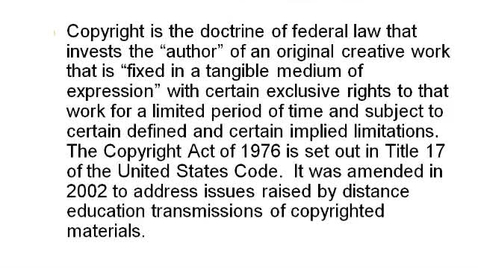 Thumbnail for entry Copyright Laws For Students webinar (Source)