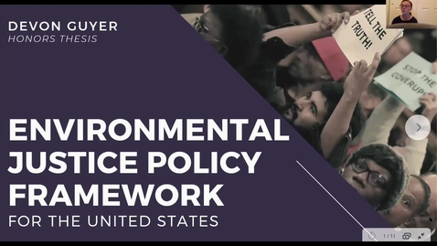 Thumbnail for entry Environmental Justice Policy Framework in the United States