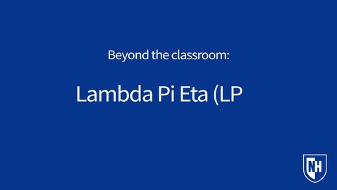 Thumbnail for entry What is Lambda Pi Eta (LPE)?