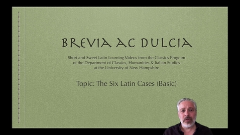 Thumbnail for The Six Latin Cases (Brevia ac Dulcia, Basic)