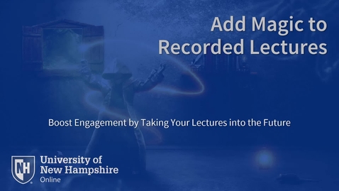 Thumbnail for entry Add Magic to your Recorded Lectures - Introducing the Lightboard - Part 1