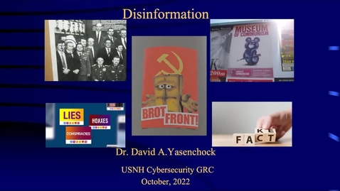 Thumbnail for entry Disinformation Campaigns