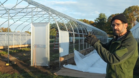 Thumbnail for Constructing a Greenhouse or High Tunnel: Part 5- Covering the House
