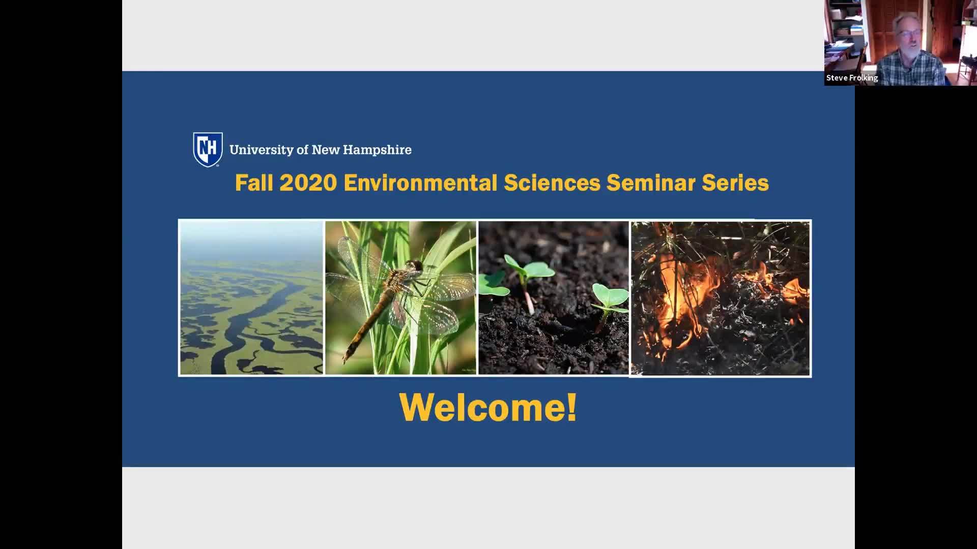 Video thumbnail for Recording 10/14/2020 Diego Riveros-Iregui 
UNH Fall 2020 Environmental Sciences Seminar Series