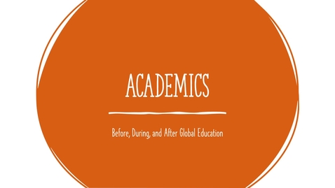 Thumbnail for Academics - Faculty-Led Programs