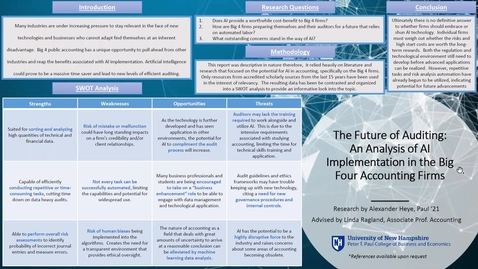 Thumbnail for entry HONORS.The-Future-of-Auditing:-An-Analysis-of-AI-Implementation-in-the-Big-Four-Accounting-Firms 