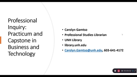 Thumbnail for Professional Inquiry: Practicum and Capstone in Business and Technology