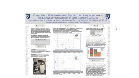 Thumbnail for entry Comparison of Relative Fat Mass Equation and Body Mass Index in Predicting Body Composition of Male Collegiate Athletes