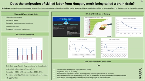 Thumbnail for entry HONORS.Does the emigration of skilled labor from Hungary merit being called a brain drain