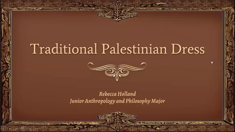 Thumbnail for Traditional Palestinian Dress