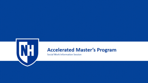 Thumbnail for Social Work &amp; Non Social Work Accelerated Master's Webinar - March 2026