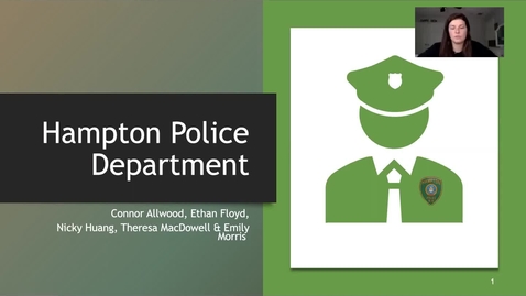 Thumbnail for entry Hampton Police Department Presentation 