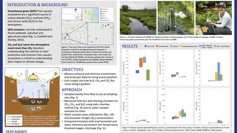 Thumbnail for entry Stream Greenhouse Gas Emissions Along a Wetland Gradient in the Ipswich River, Massachusetts