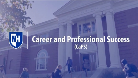 Thumbnail for entry Career and Professional Success at the University of New Hampshire