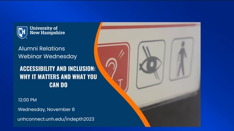 Thumbnail for ACCESSIBILITY AND INCLUSION: WHY IT MATTERS AND WHAT YOU CAN DO