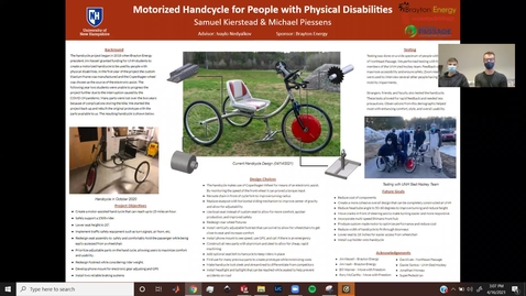 Thumbnail for entry Motorized Handcycle for People with Physical Disabilities 