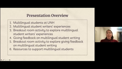 Thumbnail for Multilingual Student Writer in Your Classroom. 10/6/2021