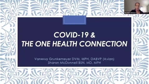 Thumbnail for A Question and Answer Session on COVID-19 and the One Health Connection_edited