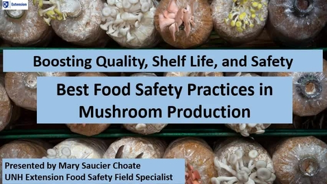 Thumbnail for entry Best Food Safety Practices in Mushroom Production-Boosting Quality, Shelf Life, and Safety