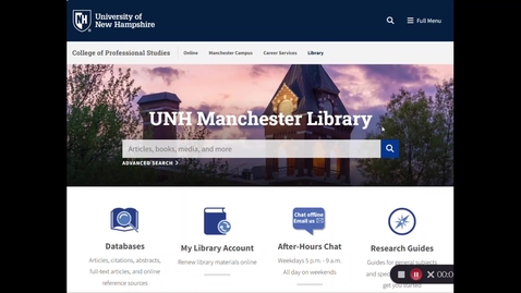 Thumbnail for Libary tour for LD850