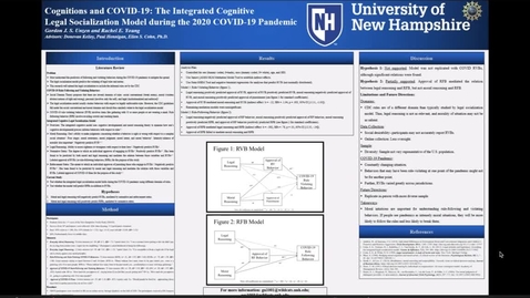 Thumbnail for entry Cognitions and COVID-19: The Integrated Cognitive Legal Socialization Model during the 2020 COVID-19 Pandemic