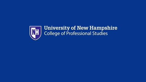 Thumbnail for entry Employer Partnerships at the UNH College of Professional Studies