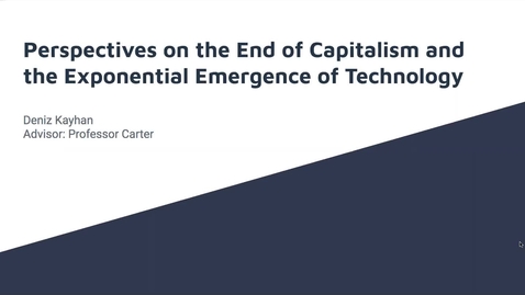 Thumbnail for entry Perspectives on the End of Capitalism in the Age of Artificial Intelligence