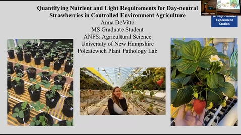 Thumbnail for entry ANFS Seminar: Anna DeVitto M.S. Thesis Defense, 26July 2019