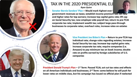 Thumbnail for entry Tax in the 2020 Presidential Election