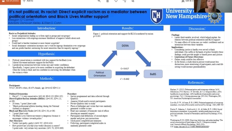 Thumbnail for entry It's not political, it's racist: Direct explicit racism as a mediator between political orientation and Black Lives Matter support