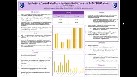Thumbnail for Conducting a Process Evaluation of the Supporting Survivors and the Self (SSS) Program